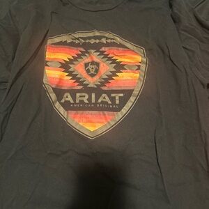 Ariat Black Tee with Vibrant Graphic